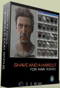 JoeAlter Shave A Haircut头发毛皮Maya插件9.0v01版