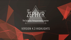 3DF Zephyr 4.3最新版本更新了 新增的刀切工具可清理扫描的几何体