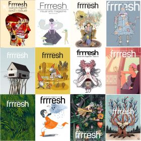 Frrresh视觉艺术平面设计杂志素材1-38PDF电子版插画素材设计合集