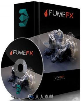 FumeFX流体模拟引擎3dsmax插件V4.1版  SitniSati FumeFX v4.1 3ds max 2013-18 Win