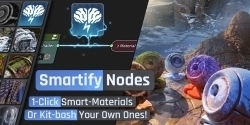 Smartify Nodes材质特效智能节点Blender插件V1.03版