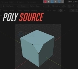 Poly Source多边形数量控制Blender插件V4.0.6版