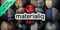 Materialiq cycles eevee材质库Blender插件V5版