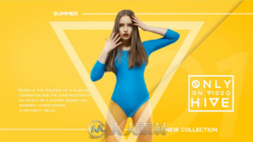 时尚创意三角背景宣传片产品展示AE模板 Videohive Fashion Promo 16429854