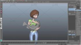 Maya口型表演动画视频教程