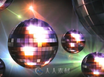 玻璃球抒情色彩舞台视频背景素材