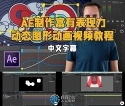 【中文字幕】AE制作富有表现力的动态图形动画视频教程