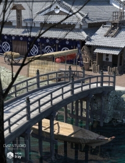 日系江户街道城镇3D模型合集