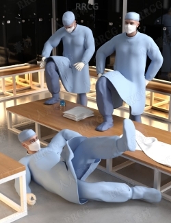 人物不同角色服装自动转换器脚本3D模型合集