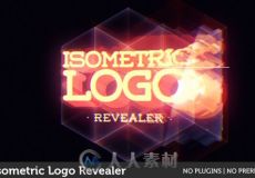超炫魔方Logo演绎动画AE模板 Videohive Isometric Logo Revealer 11281691