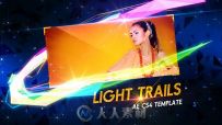时尚轨迹展示动画AE模板 Videohive Light Trails 9491772