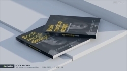 图书书籍3D包装宣传动画AE模板