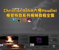 Christian Bohm大师Houdini视觉特效系列视频教程全集 164GB