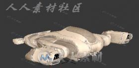 震撼太空飞船3D模型