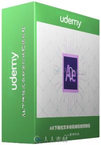AE下横栏文本动画训练视频教程 Udemy Master Lower Third Text Animation in Adobe...