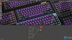 Keyboard Render Kit键盘渲染套件Blender插件V2版
