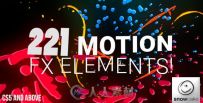 221组角色标题元素包装动画AE模板合辑 Videohive 221 Motion FX Elements Pack 133...