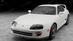 丰田SUPRA SZ Targa 1998款汽车3D模型合集