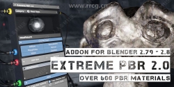 Extreme PBR材质创建与管理Blender插件V2.0版