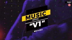 炫酷音乐节演唱会宣传动画AE模板