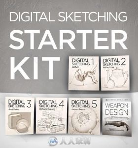 数字绘画素描基础全能大师班训练视频教程 Ctrl+Paint Digital Sketching Starter Kit