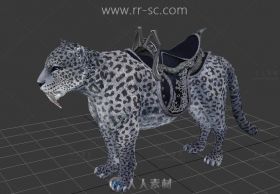 精美的黑豹坐骑3D模型