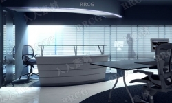 70组高品质办公桌子椅子前台柜子相关3D模型合集 Evermotion Archmodels第89季