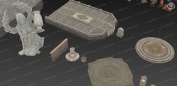 镇魔曲特效UI贴图3D场景仙侠MAX系列合集3D模型