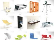 100组室内现代家具3D模型合辑 DOSCH 3D Modern Furniture