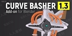 Curve Basher曲线生成器Blender插件V1.3版
