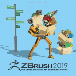 ZBrush数字雕刻和绘画软件V2019 Win版（附峰会视频）