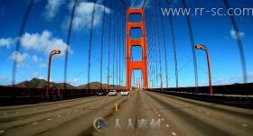 精选实拍汽车开过大桥高清实拍视频素材