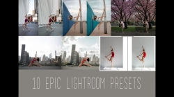 EVA舞蹈人像摄影调色特效Lightroom预设