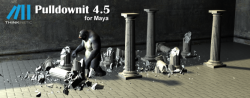 Pulldownit 4.5 for Maya更新了 不仅增加了新工具还提升了性能和操作流程
