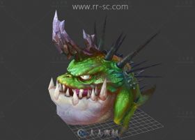 怪物蛤蟆3D模型
