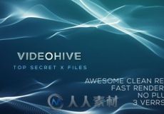 优雅丝绸粒子特效Logo演绎动画AE模板 Videohive Elegant Fast Logo Reveal 15092421