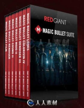 Magic Bullet Suite红巨星魔法视效插件包V13.0.5版 RED GIANT MAGIC BULLET SUITE ...