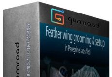 Peregrine labs Yeti羽毛制作实例训练视频教程 Gumroad Feather wing grooming and...