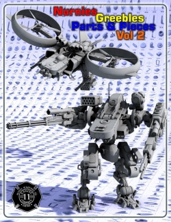 高科技机器人多种配件零件3D模型合集