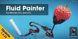 Fluid Painter流体绘制表面Blender插件V1.2.23版