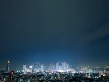 延时摄影东京新宿的夜景高清实拍视频素材