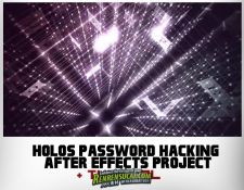 《神秘密码板式 AE片头包装模板+教程》HolOS Password Hacking + tutorial