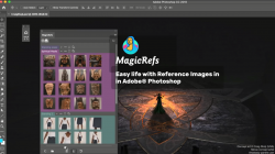 PhotoShop中处理参考图像的MagicRefs插件 大大简化了工作流程