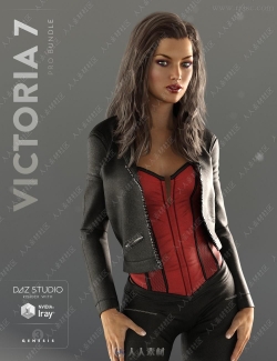 Victoria 7经典女性角色完整3D模型套件合集