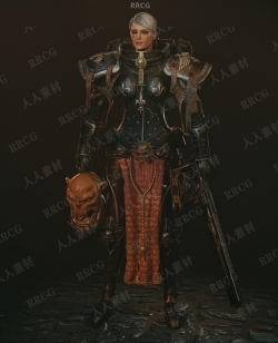 战锤40K游戏索罗里塔斯女性角色高质量3D模型