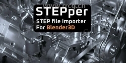 STEPper文件导入Blender插件V1.0.0版