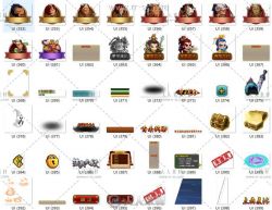 中国风卡牌养成游戏美术UI素材