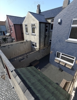 北方露台院子花园和小巷建筑场景3D模型合集