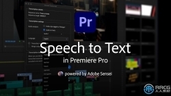 Adobe Speech to Text 2023视频对话自动添加字幕Premiere Pro插件V12.0版