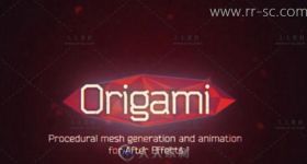 AE脚本 折纸动画展开MG动画 Origamit v1.0.2